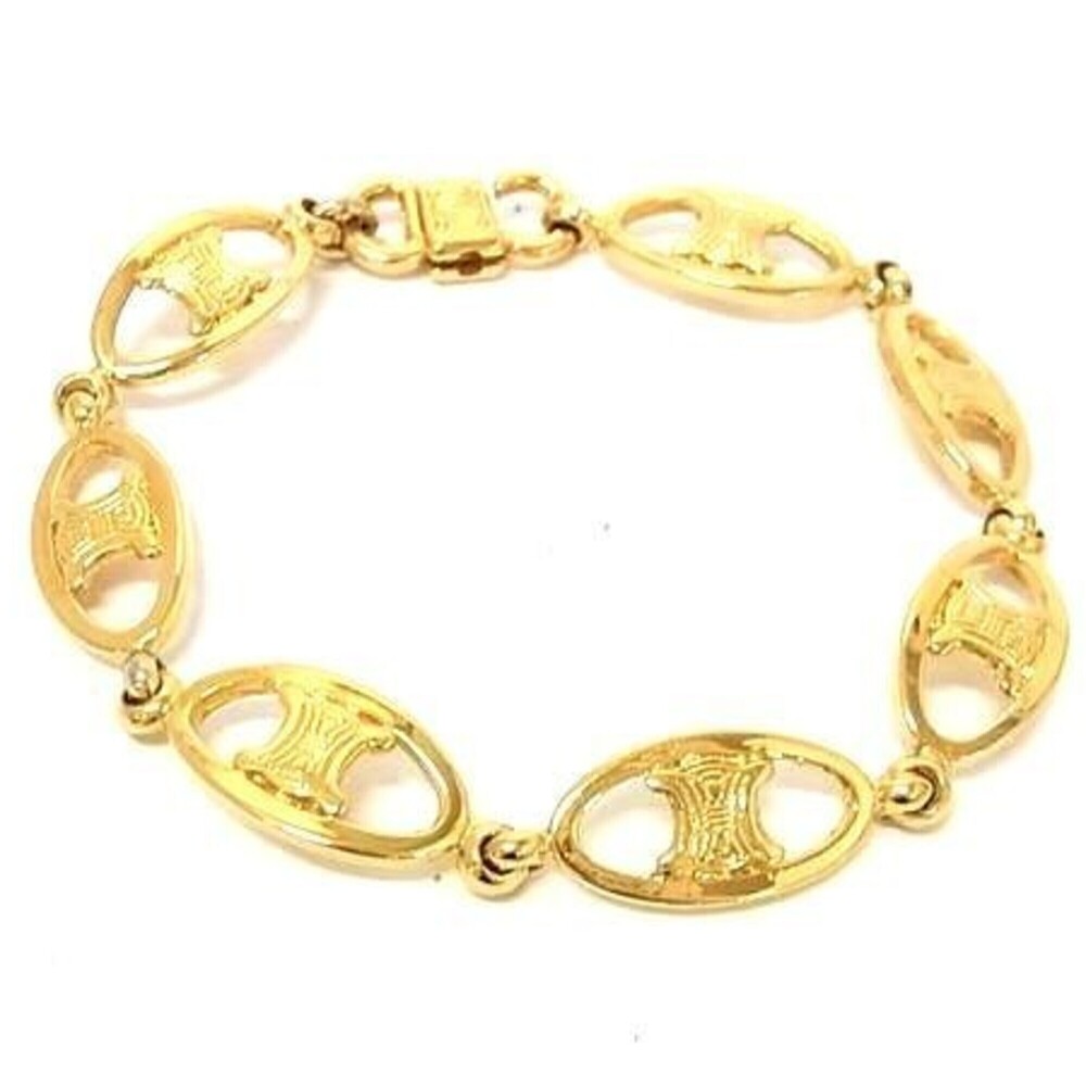 CELINE Gold Charm Bracelet